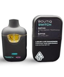 boutiq switch Sativa Strawberry Tropical + Sativa Sour Slush